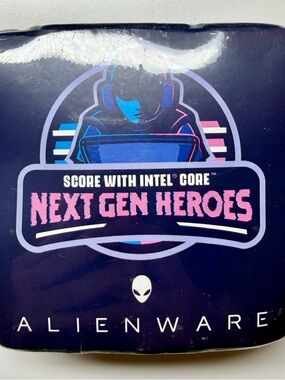 Alienware Intel Next Gen Heroes Double Sided Gaming T‑Shirt Men’s XL Blue